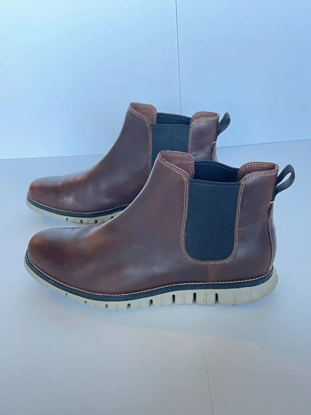 COLE HAAN Zerogrand Chelsea Waterproof Ankle Boots Men's Size 10.5